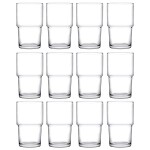 Paşabahçe Hill 420204 – 12 Cups (Made in Turkey)