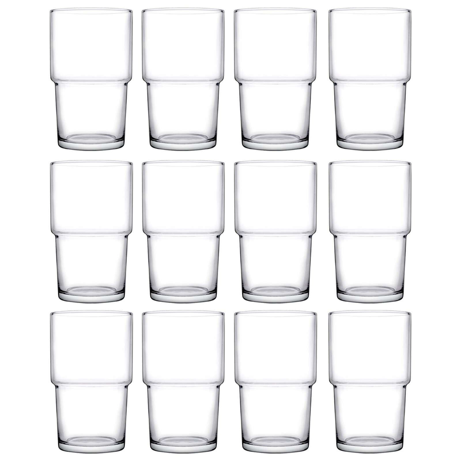 Paşabahçe Hill 420204 – 12 Cups (Made in Turkey)