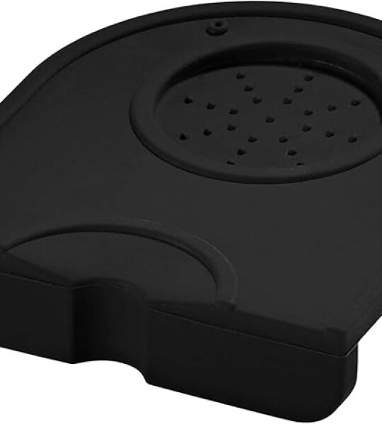Silicone Espresso Gel Press Mat – Non-Slip Espresso Tamper Holder & Coffee Press Pad  – Black