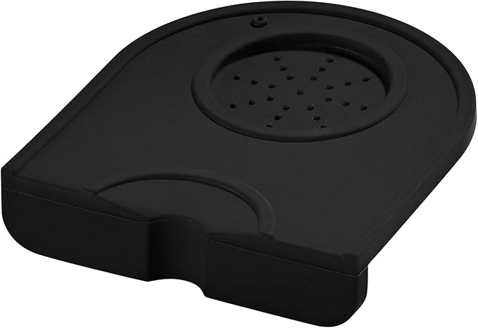 Silicone Espresso Gel Press Mat – Non-Slip Espresso Tamper Holder & Coffee Press Pad  – Black