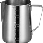 Stainless Steel Coffee Milk Pitcher – 900 ml