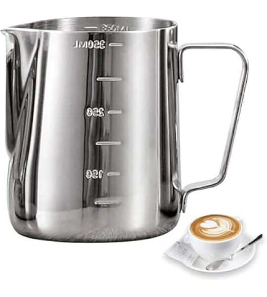 Stainless Steel Coffee Milk Pitcher – 550 ml