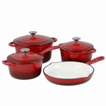 Küchen profi 7-Piece Enameled Cast Iron Cookware Set