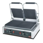 Double Contact Grill – Heavy-Duty Commercial Sandwich & Panini Press | Stainless Steel, Dual Heating Plates, Adjustable