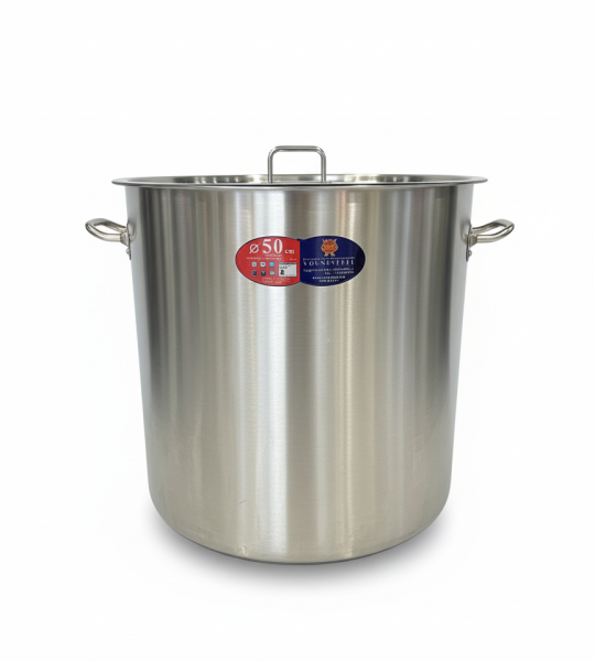 Younesteel Deep Stainless Steel Cooking Pot – 50*50 cm