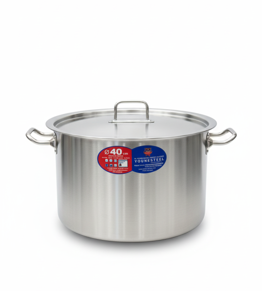 Younesteel Stainless Steel Cooking Pot – 40 cm