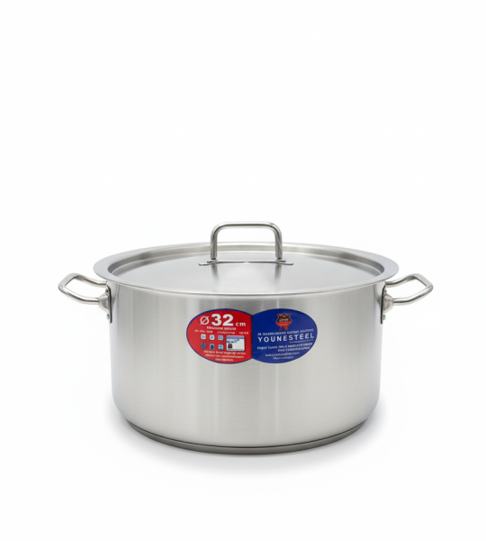 Younesteel Stainless Steel Cooking Pot – 32 cm