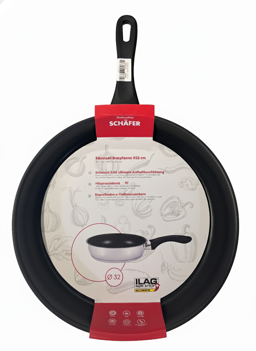Schafer 32 cm Frying / Double Grill Pan