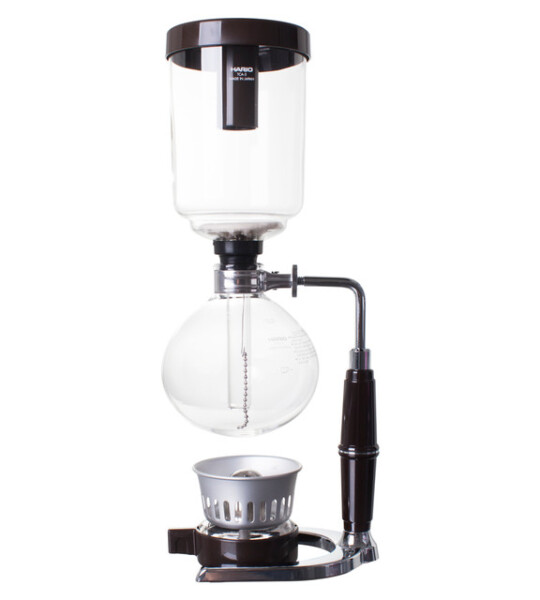 Siphon & Vacuum Pot Coffee Brewer – Premium Glass Syphon Coffee Maker with Alcohol Burner